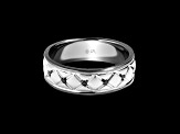 Star Wars™ Fine Jewelry I Know Black Diamond 10k White Gold Mens Ring 0.10ctw