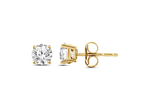 Prazana® Lab-Grown Diamonds 1.00ctw Lab-Grown Diamond 18k Gold Over Sterling Silver Studs, G SI