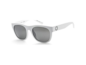 Armani Exchange Men's Fashion 55mm Matte White Sunglasses|AX4128SU-81566G-55