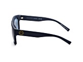 Armani Exchange Men's Fashion 55mm Matte Blue Sunglasses|AX4128SU-818180-55
