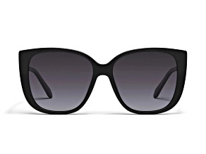 Quay Ever After Black Square Frame / Smoke Lenses Sunglasses