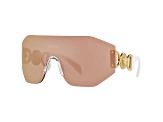 Versace Unisex 45mm Dark Brown Mirror Rose Gold Sunglasses  | VE2258-10027J-45