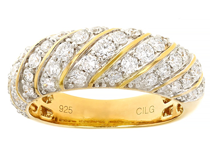 金色のコルダ 15th Anniversary FINAL White Lab-Grown Diamond 14k Yellow Gold Over Sterling Silver