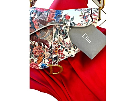 【DIOR】おしゃれなツイードバッグ☆ Saddle ツインバッグ c20720di_-