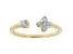 White Lab-Grown Diamond 14kt Yellow Gold Ring 0.25ctw