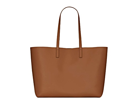 Yves Saint Laurent East-West Shopping Tote in Brick - 15S22B | JTV