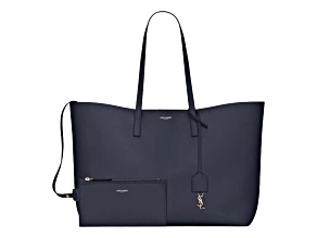 Yves Saint Laurent East-West Shopping Tote in Navy