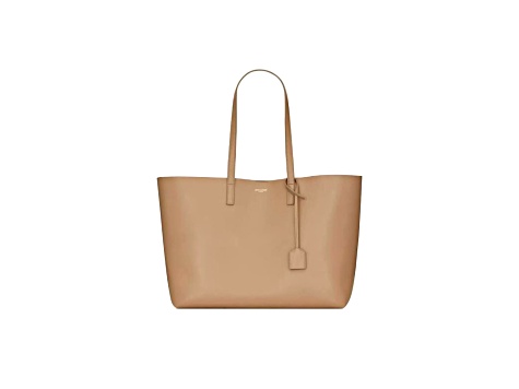 Yves Saint Laurent East-West Shopping Tote in Taupe - 15S22D | JTV