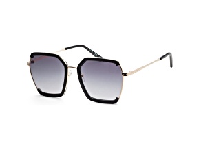 Guess Women's 58 mm Shiny Black  Sunglasses
