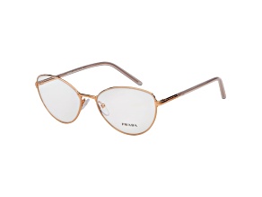 Prada Unisex Fashion 55mm Pink Gold Opticals | PR62WV-05R1O1-55