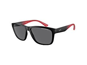 Armani Exchange Men's 59mm Matte Black Sunglasses