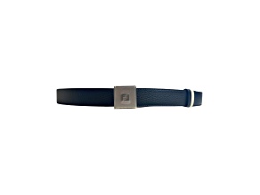 Fendi Mens Black White Reversible Grained Leather Belt 115