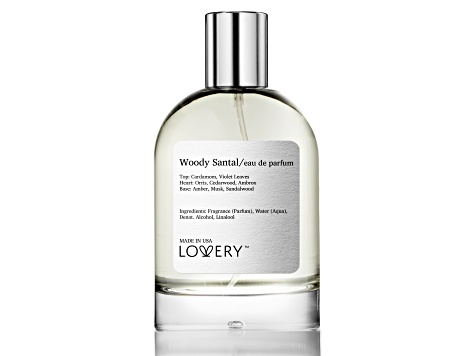 Lovery Woody Santal Eau de Parfum Spray - 3.38 oz (100 ml), Made in USA
