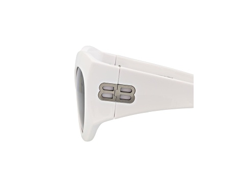 Balenciaga Cat Eye Full-Frame White Bio Injection Sunglasses