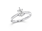 Pear Shape WhiteDiamond Ring 14k White Gold 2.00ctw.