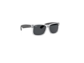 Ray-Ban Justin Color Mix Transparent Dark Grey Sunglasses RB4165 6512/87 54-16