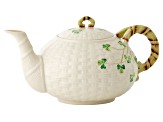 Belleek Shamrock Teapot