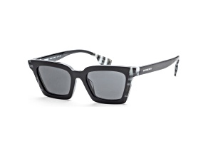 Burberry Women's Briar 52mm Black/Check White Black Sunglasses|BE4392U-405187-52