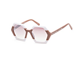 Marc Jacobs Women's 53mm Brown White Sunglasses