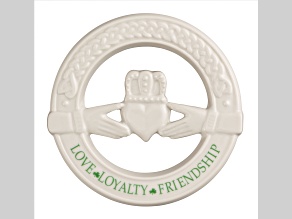 Belleek Claddagh Wall Plaque