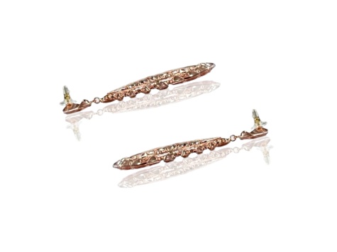 Off Park® Collection, Gold-Tone Open-Center Floral Leaf Oval AB Crystal  Earrings. - 160Z5D