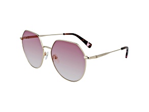 Longchamp Women's Fashion Gold Sunglasses | LO154S-724