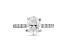 Oval White Lab Grown Diamond Ring 14K White Gold 1.18ctw