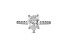 Pear Shape White Lab Grown Diamond Ring 14K White Gold 1.18ctw