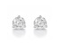 Certified White Lab-Grown Diamond H-I SI 14k White Gold Martini Stud Earrings 1.00ctw