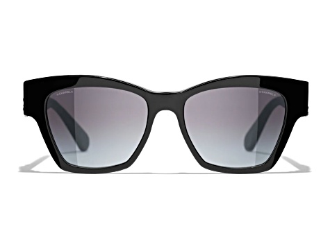 CHANEL Cat eye sunglasses Gray frame/lenses Chanel Cat Eye Black Frame with  main image 4