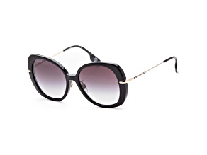 Burberry Women's Euginie 55mm Black Sunglasses|BE4374F-30018G-55