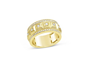 Judith Ripka 1.04ctw Bella Luce Diamond Simulant 14k Gold Clad Ring