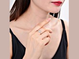 Round White Topaz Sterling Silver Solitare Ring, 1.90ctw