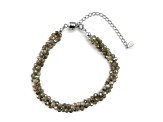 Labradorite Sterling Silver Bracelet 27.00ctw