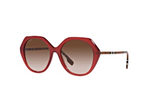 Burberry Women's Vanessa 55mm Bordeaux Sunglasses
