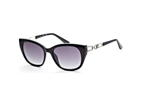 Guess Women's 55mm Shiny Black Sunglasses  | GU7562-01B-55