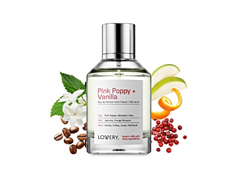 Lovery Pink Poppy & Vanilla Eau de Parfum Spray - 3.38 oz (100 ml)