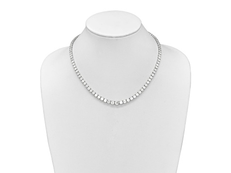 White Lab-Grown Diamond G-H SI 14k White Gold 20