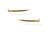 Off Park® Collection, Gold-Tone Evil Eye Graduated Fringe CZ Crystal Earrings.