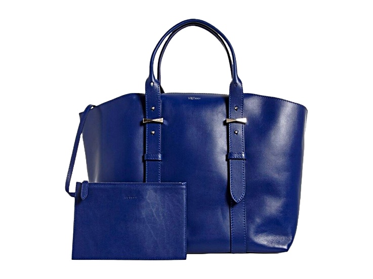 Alexander McQueen Large Leather Legend Tote Bag with Bonus Pouch