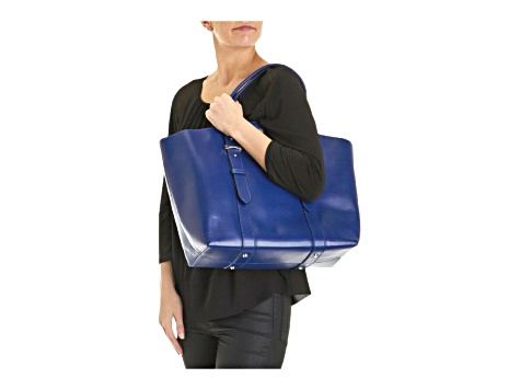 Alexander McQueen Large Leather Legend Tote Bag with Bonus Pouch