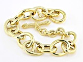 Judith Ripka 14k Gold Clad Marine Link Bracelet