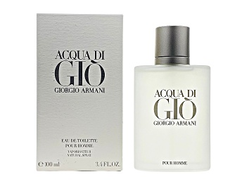 Picture of Acqua Di Gio Eau De Toilette Spray For Men By Giorgio Armani - 3.38 oz (100 ml)