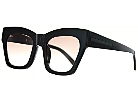 Karen Walker Black Cat Eye Frame/ Brown Gradient Lenses 