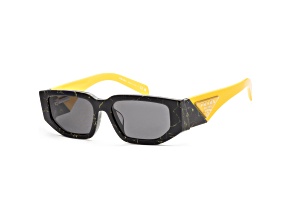 Prada Men's Fashion 55mm Black Yellow Marble Sunglasses | PR-09ZSF-19D5S0