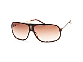 Carrera Unisex Fashion 65mm Brown Havana Gold Sunglasses | CA-COOL-0CSV-65