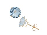 Lab Created Spinel 10K Yellow old Stud Earrings 4.00ctw