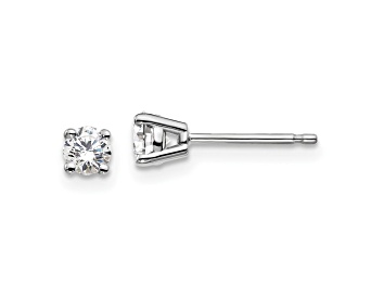 Picture of 14K White Gold Lab Grown Diamond 1/3ctw VS/SI GH 4 Prong Earrings