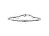 White Diamond 14K White Gold Tennis Bracelet 4.00 Cttw