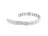 Judith Ripka "Cairo" 1.80ctw Bella Luce® Diamond Simulant Rhodium Over Sterling Silver Cuff Bracelet